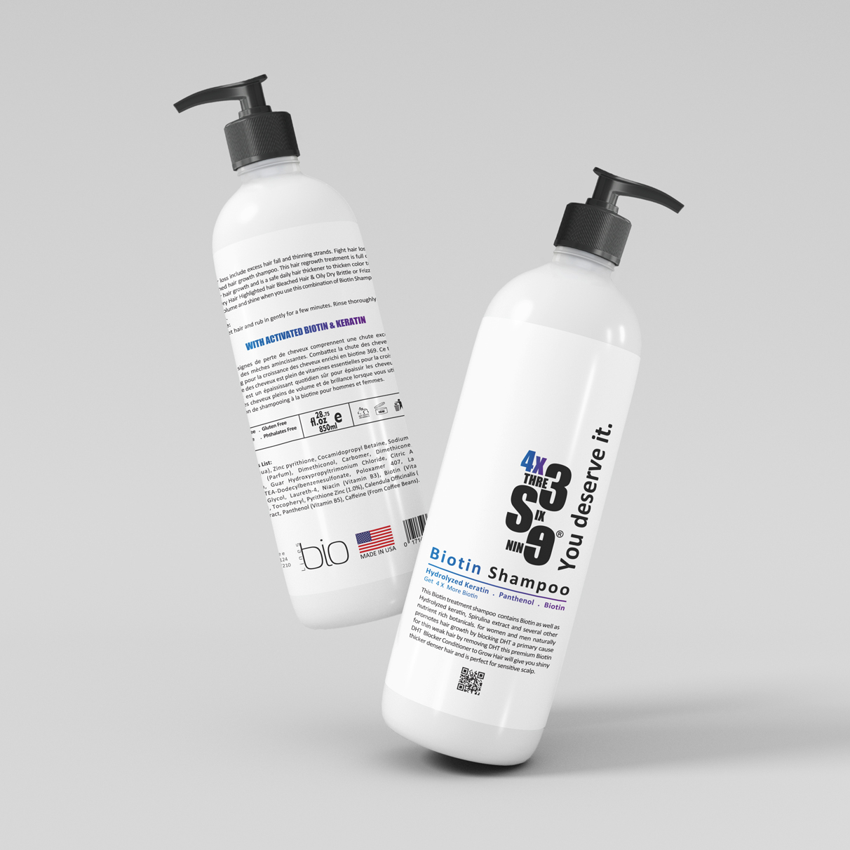 369 4x Biotin Shampoo 850 ml 0171447850715