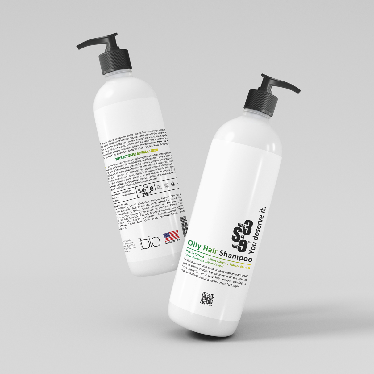 369 oily hair shampoo 250m 0171447250683